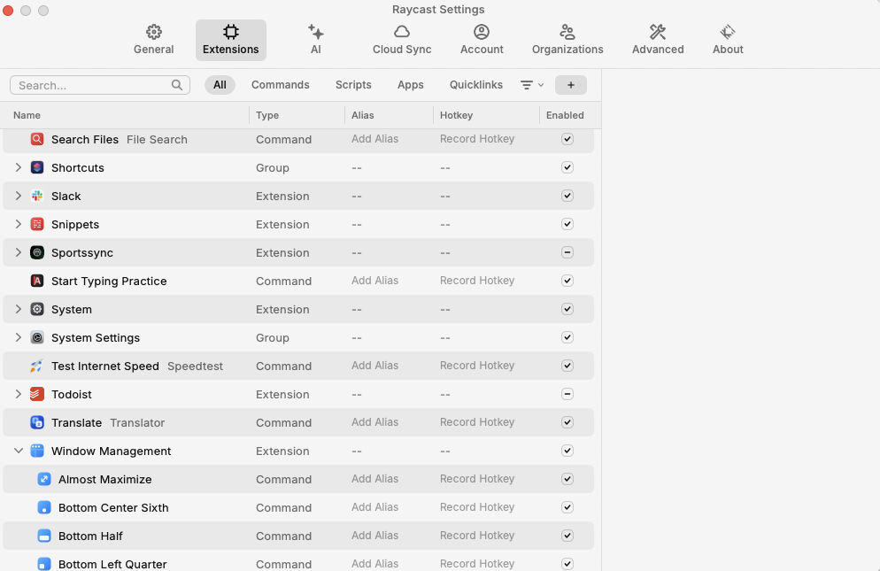 Raycast Extensions