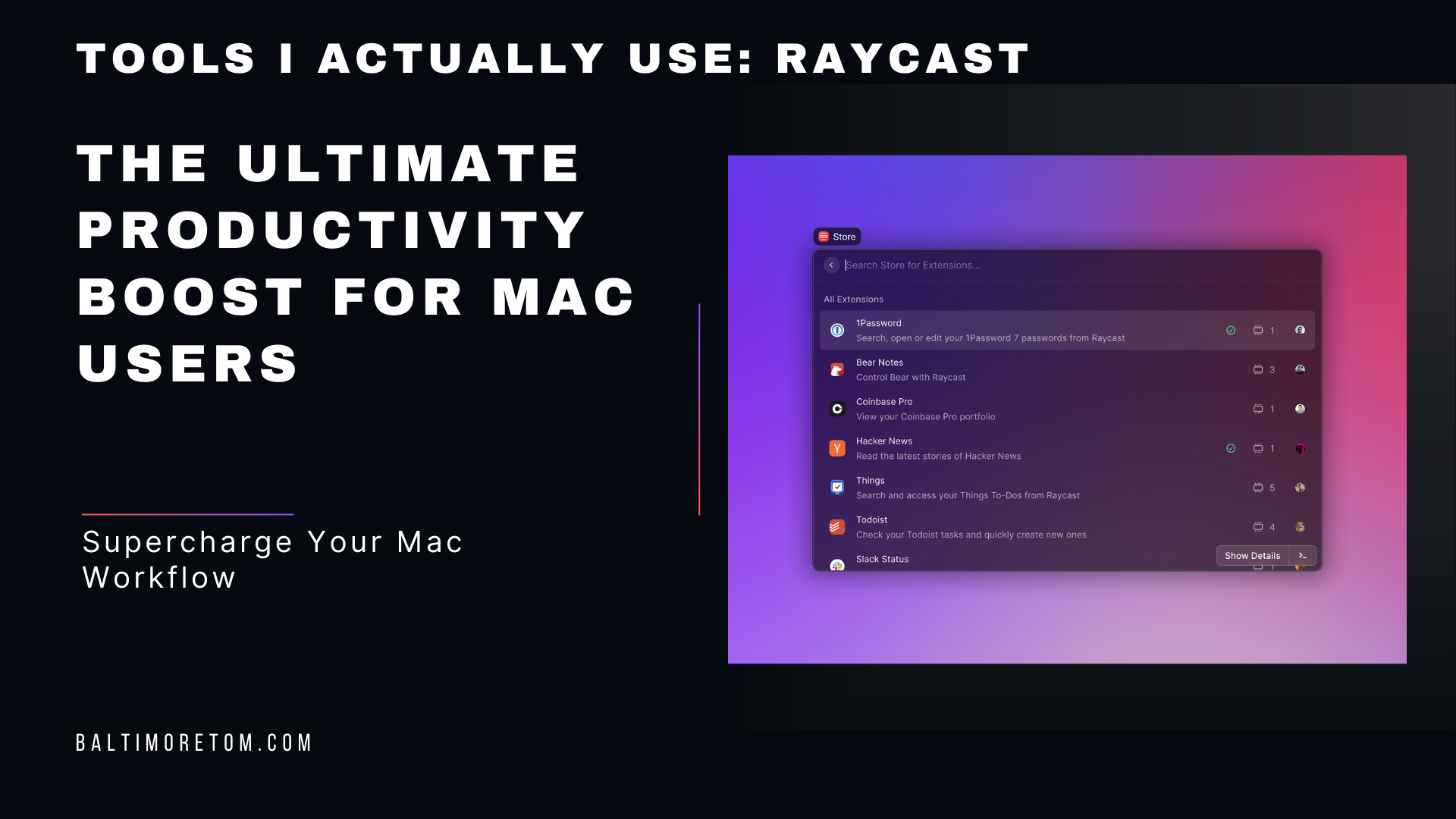 Tools I Actually Use: Raycast